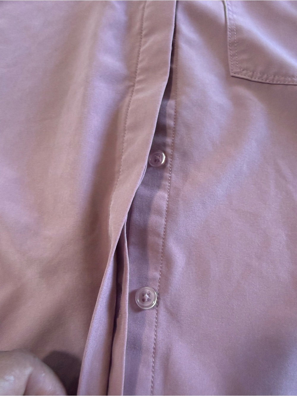 DKNY Sport Pink Stretch Button Down Shirt Long Sleeve - Picture 4 of 9